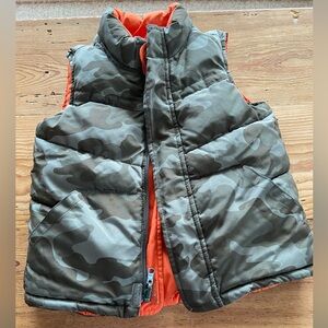 Boys Reversible Zip Up Vest